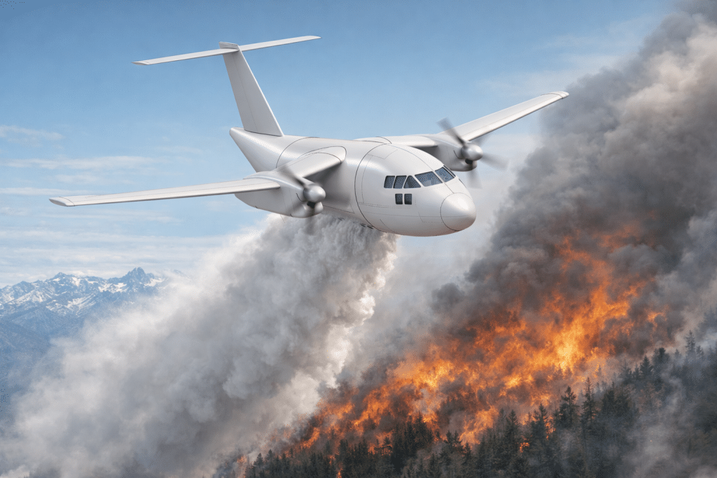 ISO-Plane wildfire support mission